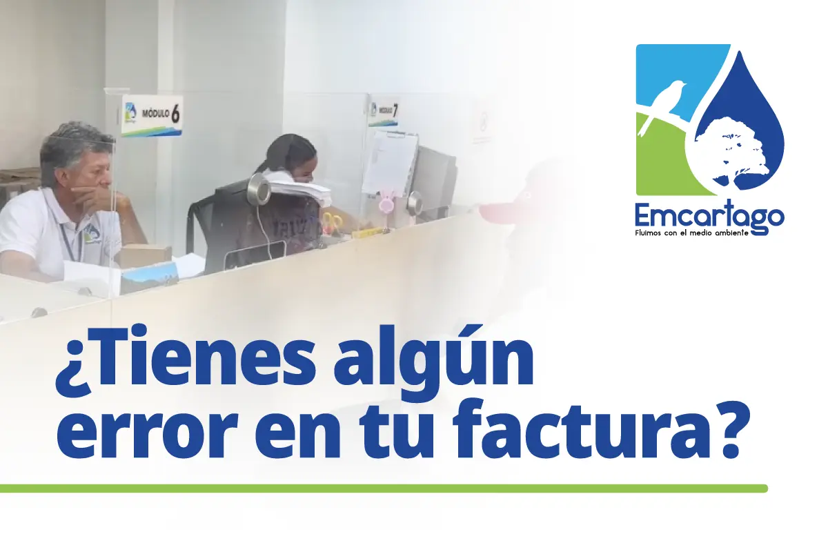 Error en factura