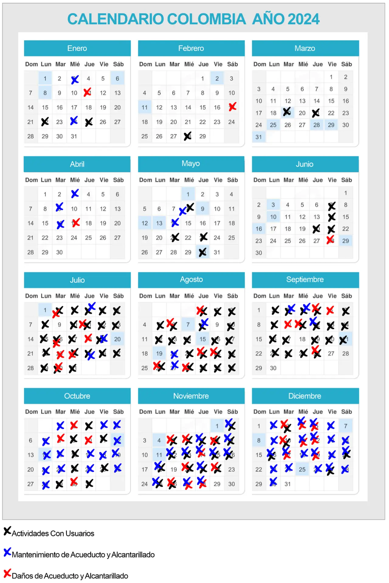 calendario 2024