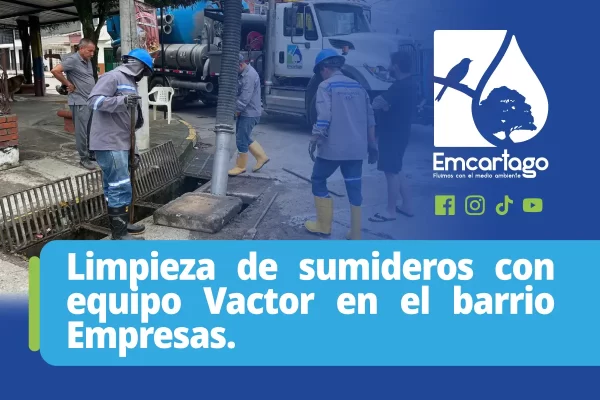 limpieza sumideros