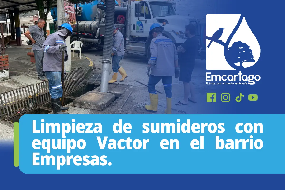 limpieza sumideros
