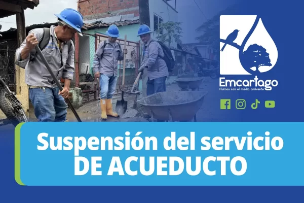suspension acueducto
